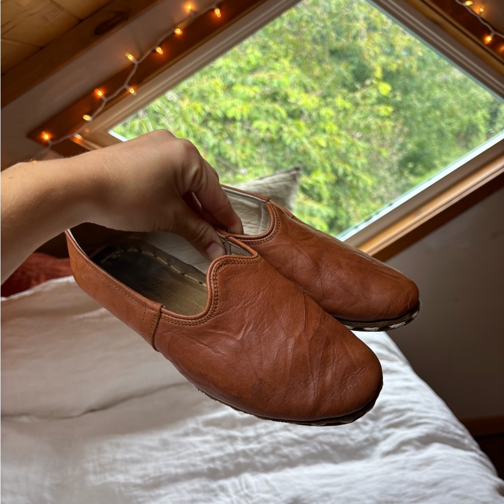 Handmade Leather Grounding Shoes